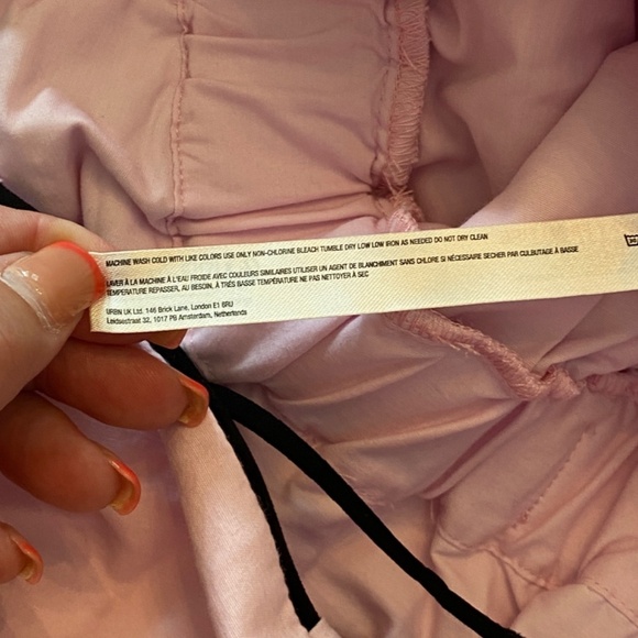 NEW Free People Movement Star Player Wide Leg Overall Jumpsuit Pink 33432 - Picture 10 of 14